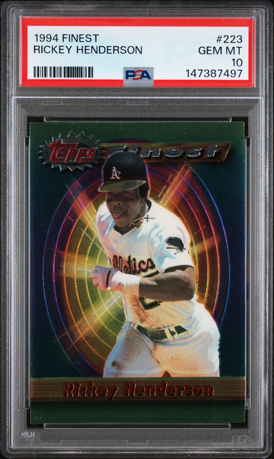 1994 FINEST #223 RICKEY HENDERSON PSA 10