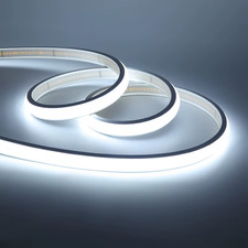 IP68 Waterproof COB LED Neon Strip Light 12V 24V Dimmable 320 Leds Flexible Ribb
