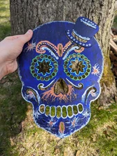Sugar Skull / Day of the Dead / Halloween / Wood Sign / Halloween Mexican Dias