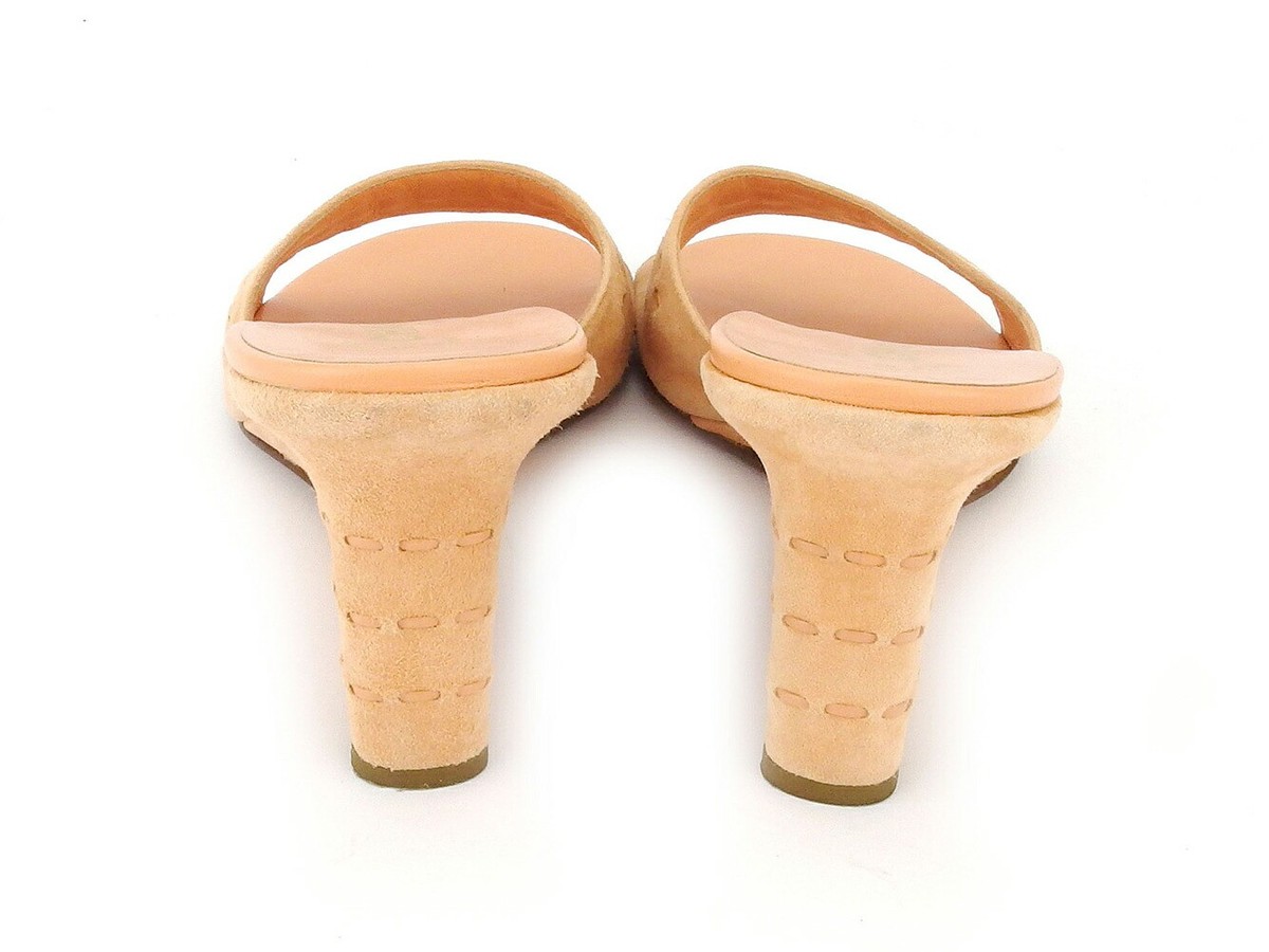CHANEL Mule Pink Orange Gold Women Authentic secondhand | eBay