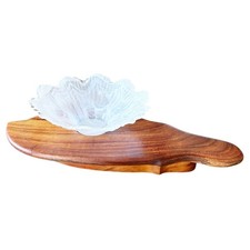 Vintage Hawaiian Beautiful Koa Wood Bowl Signed By Hawaii Artisan Keoho