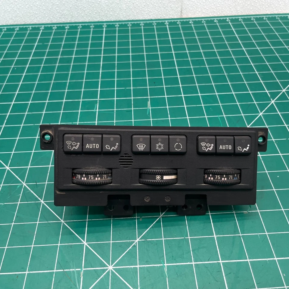 91-97 BMW E31 850i 850Ci AUTOMÁTICO AIRE ACONDICIONADO INTERRUPTOR DE CONTROL OEM Foto 2 de 4