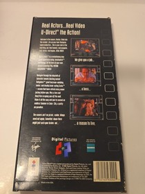 PANASONIC R*E*A*L 3DO GAME SEWER SHARK U DIRECT INTERACTIVE FILM MANUAL +TATTOO