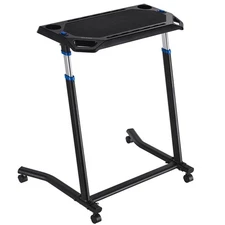 Bike Desk 44LB 8Height Adjustable Mobile Workstation for Exercise Bike Treadmill