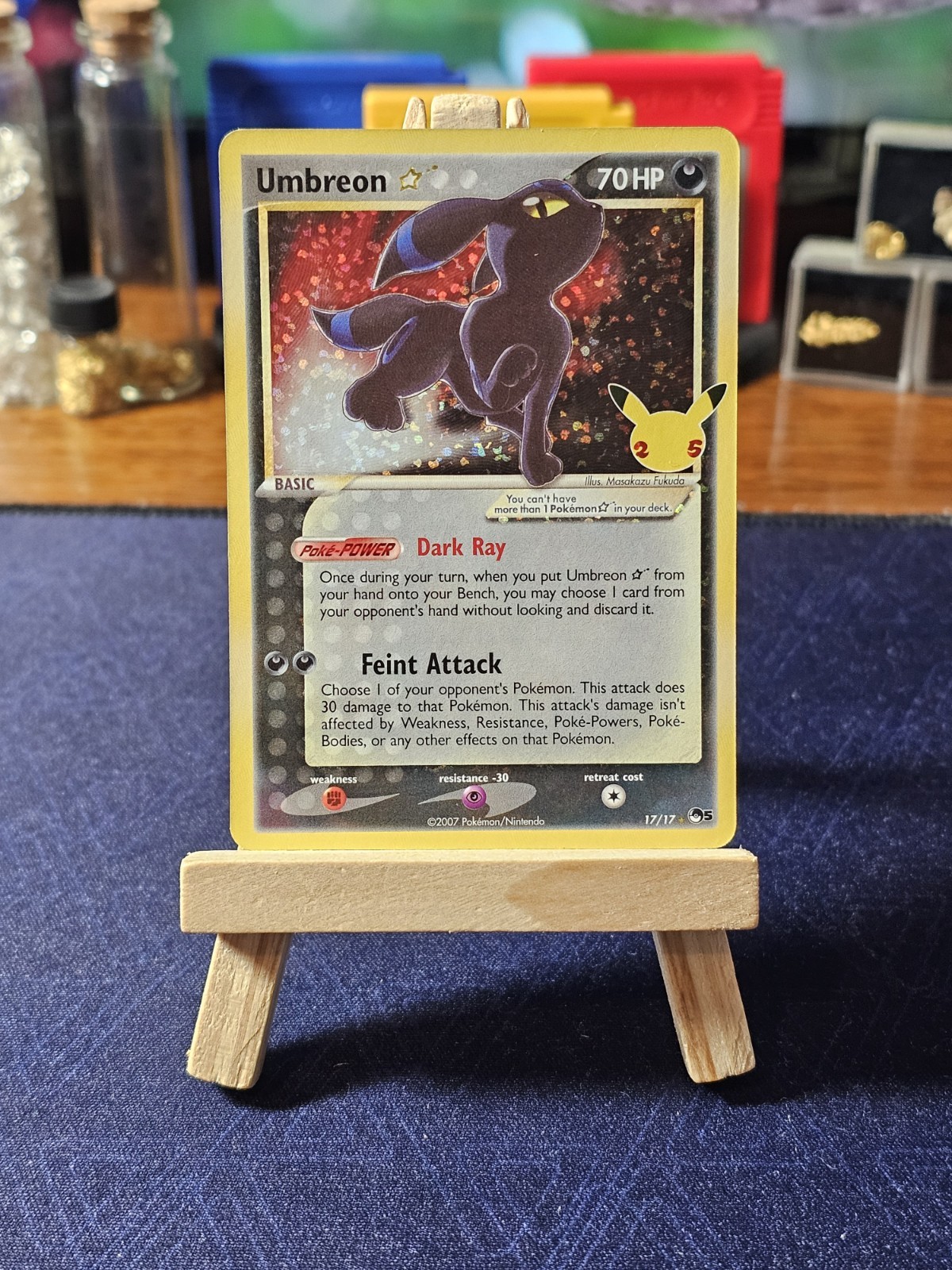 Pokémon Umbreon Gold Star 17/17 – Celebrations Classic Collection – Near Mint