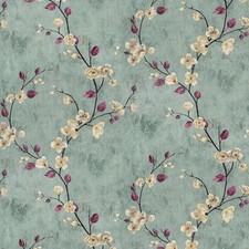 Floral Peel and Stick Wallpaper Flower Tree Contact Paper A 17.5" x 1200" Green