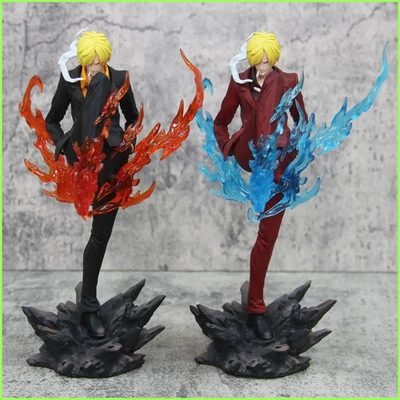 One Piece Personaggio Sanji Tuta Diavolo Anime PVC GK Statua Modello Collezione Decorazione