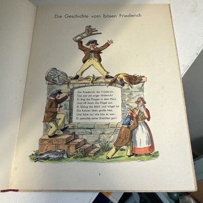 Vintage 1957 Der Struwwelpeter German Children's Book by Heinrich