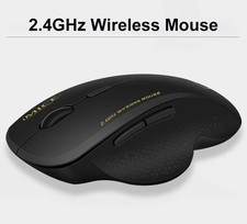 2.4GHz Wireless Optical Mouse Computer Mice 6 Buttons USB Receiver for Laptop