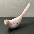 Vintage Rosalind Fenton Pink Floral Bird  SIGNED By SHELLEY FENTON