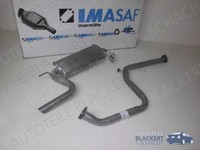Imasaf Auspuffset Mittelrohr+Endtopf FüR Lancia Delta I 1.6 Hf Turbo 97KW 87-89