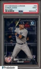 2017 Bowman Chrome #56 Aaron Judge Batting Yankees RC Rookie PSA 9 MINT