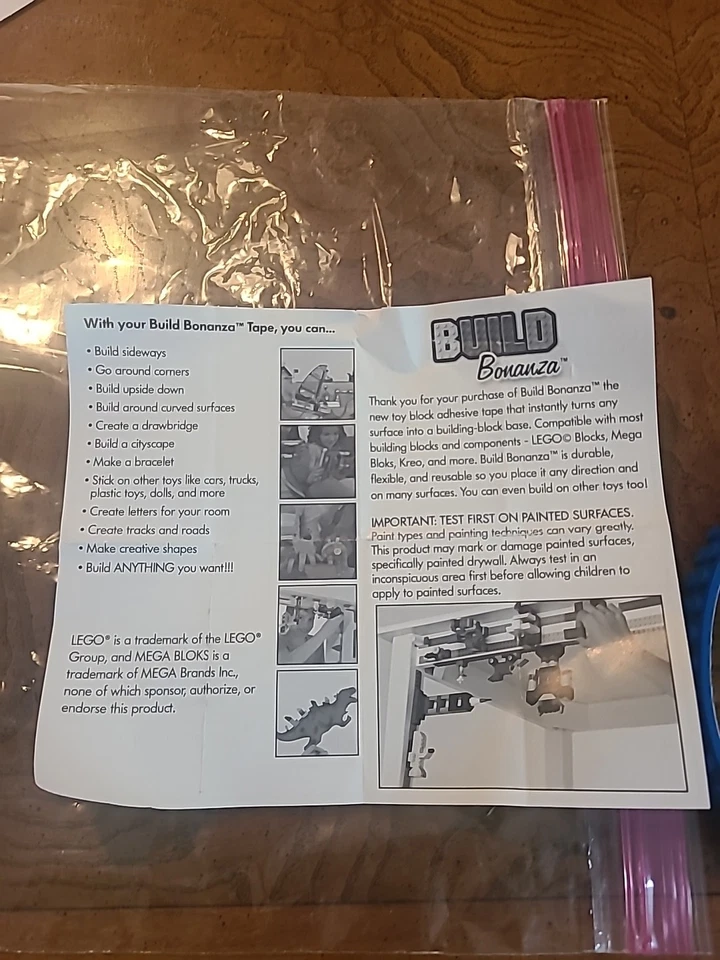 Build Bonanza Peel And Stick LEGO tape - Image 4 of 4