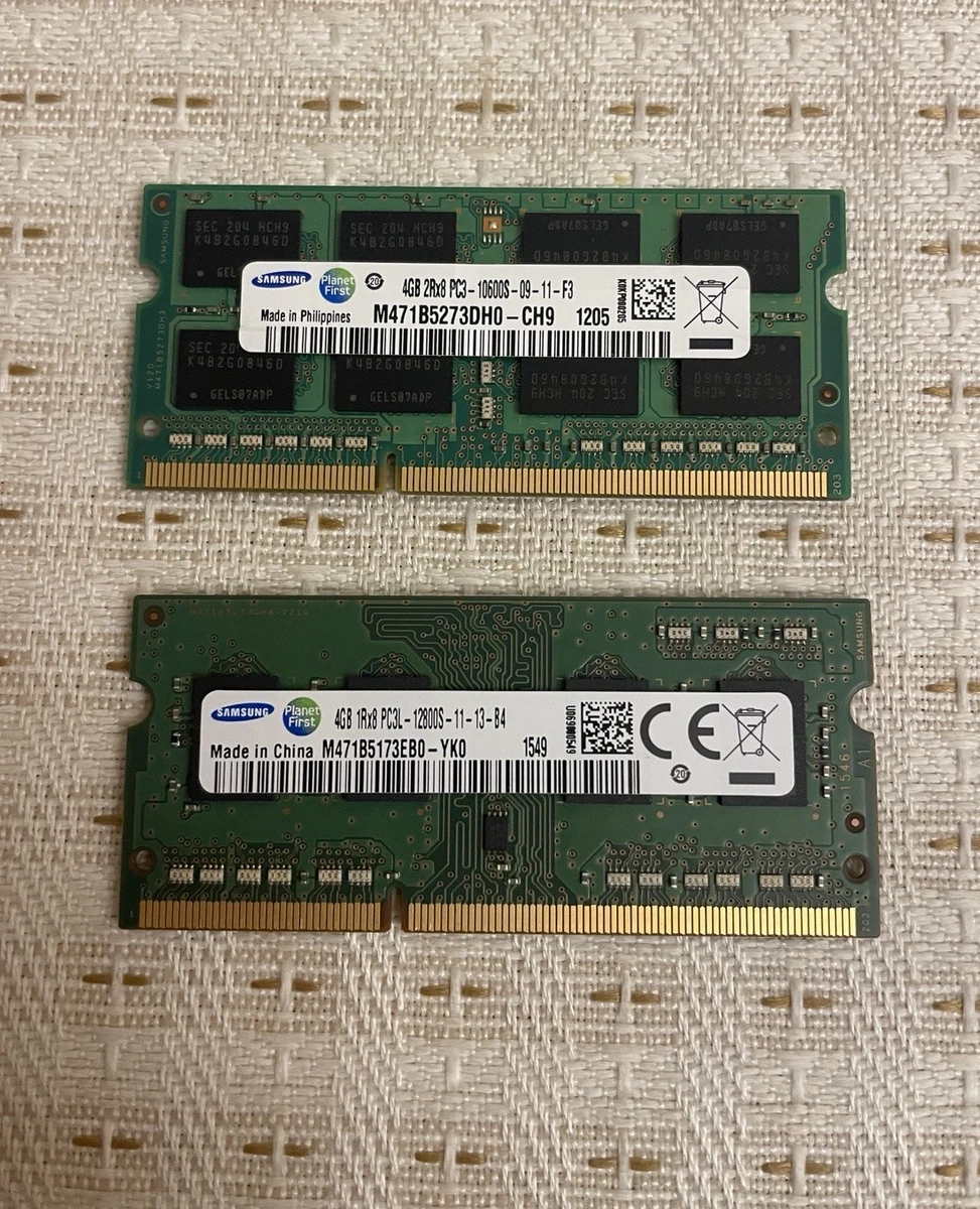 Samsung PC3-10600 (DDR3-1333) Bus Speed Computer RAM 4 GB Capacity