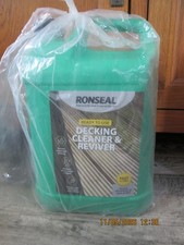Ronseal Decking Cleaner and Reviver - 5L - Effective Decking Cleaner
