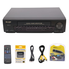 Sharp VCR Player | Convert VHS to Digital USB Capture | AV-HDMI Adapter