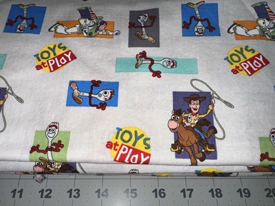 Toy Story 100% Cotton Fabric 35'' Piece Sewing Crafts 42'' Wide