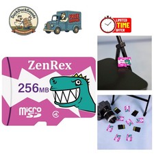 Durable 256MB Micro SD C4 Card - Waterproof & Shockproof, Ideal for Imaging