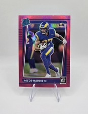 2021 Donruss Optic #238 Jacob Harris RC Pink Prizm Los Angeles Rams