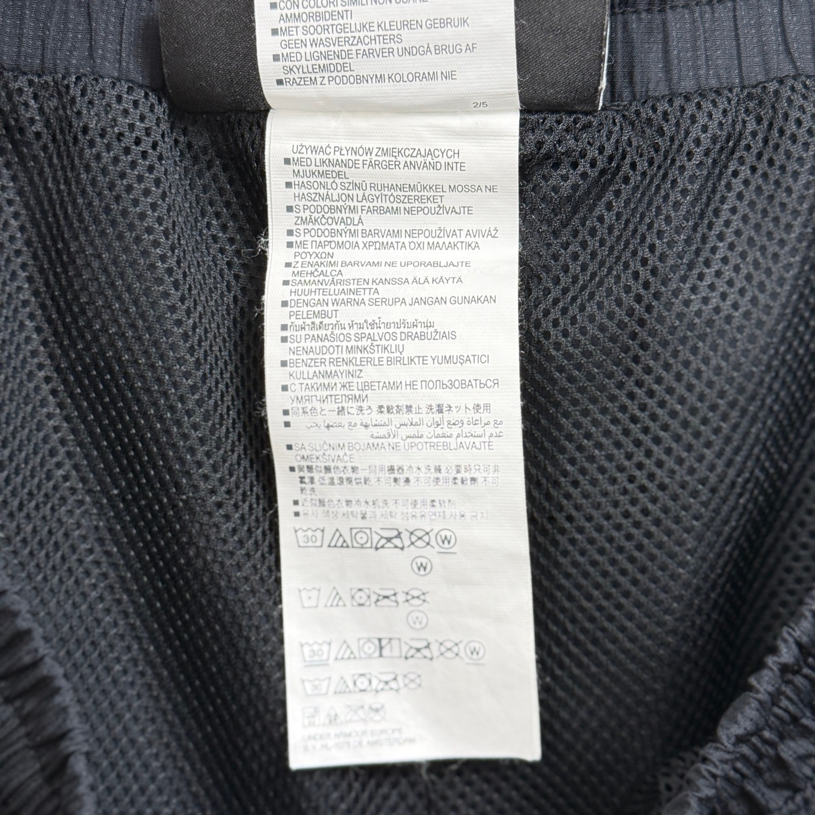 Under Armour HeatGear Mens Large Black Loose Fit Mesh Lined Track Pants thumbnail 9