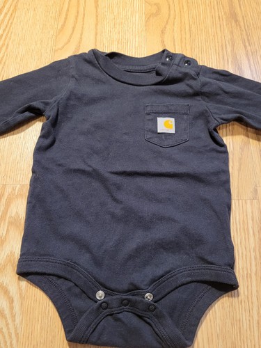 Body Carhartt Niños Talla: 6 Meses ADORABLE Manga Larga Bebé - Imagen 3 de 9