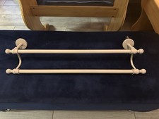 Allied Brass 24  Double Towel Bar Shaded Beige 1072/24 -SHB Skyline Collection