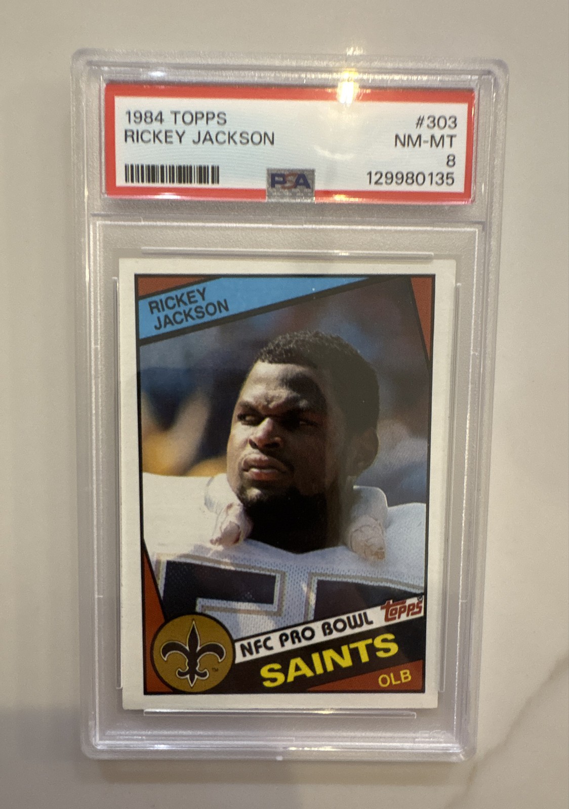 1984 Topps - PSA 8 Rickey Jackson #303