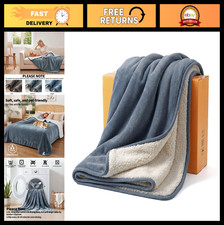Waterproof Reversible Dog Blanket for Small Pets, Thick Sherpa Fleece, 25"x35