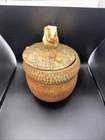 Weller Woodland Collection Acorn/ Squirrel Jar with Lid Squirrel Has Damage Ears