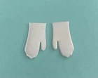 Vintage Barbie Commuter Set/Peachy Fleecy Vinyl Gloves