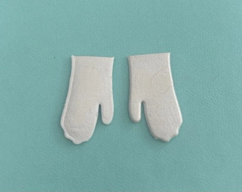 Vintage Barbie Commuter Set/Peachy Fleecy Vinyl Gloves