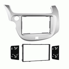 Metra 95-7877S Silver Double Din Installation Kit For 2009-Up Honda Fit Vehicles
