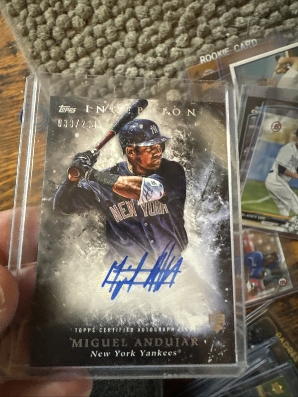 2018 Topps Inception #RES-MA Miguel Andujar Rookie and Emerging Stars AUTO #/230