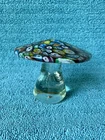 New ListingVintage Murano? Italian Art Glass Paperweight Mushroom Millefiori Design