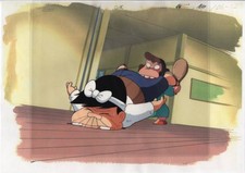 Tensai Bakabon Cell Picture 3 Original Video Layout Illustration Setting Materia