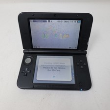 Nintendo 3DS XL Console Blue Tested Working Hairline Crack No Charger