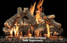 36" Arizona Weathered Oak 9 Piece Log Set