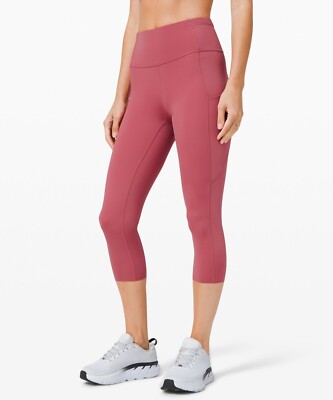 NEW Women Lululemon Fast Free Crop 19