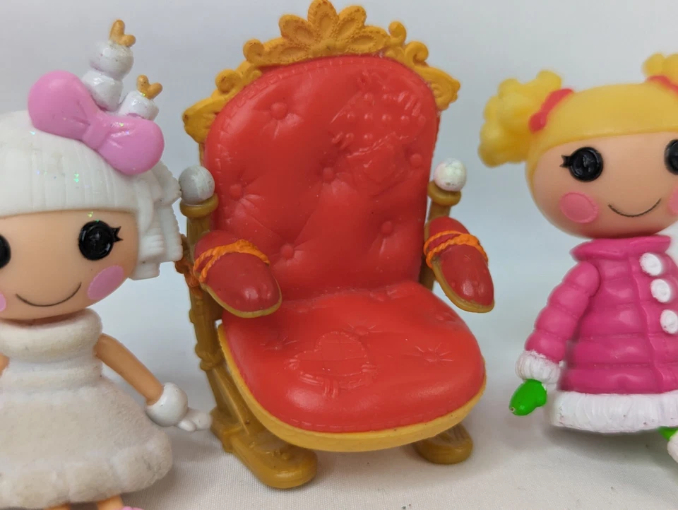 Figuras de muñeca niña Lalaloopsy con silla roja mini 2,5 3 pulgadas MGA Foto 4 de 4