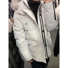 Moose Knuckles Women's Warm and Windproof Goose Down Jacket