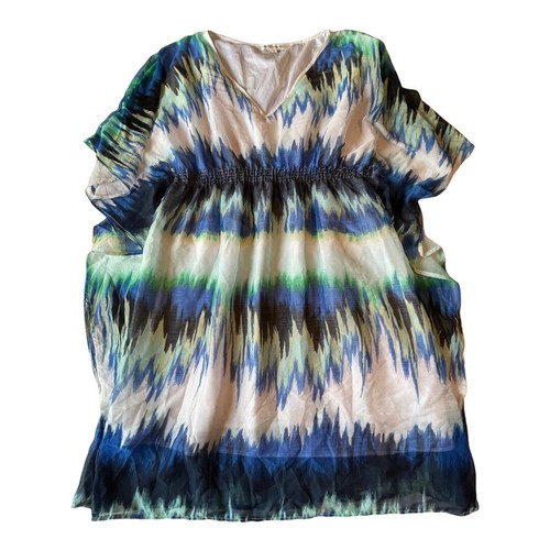 Damen Medium Kleid Batik Elastische Taille Geschwindigkeitskontrolle �� New York