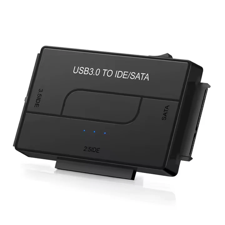 Adapter USB 3.0 auf SATA IDE 2.5" 3.5" HDD SSD Festplatte CD DVD ROM + Netzteil - Bild 3 von 4