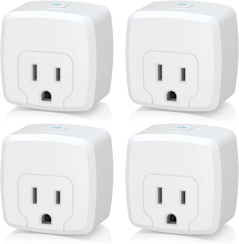 Hbn Smart Plug Mini, Wifi Outlet Works Alexa, Google Home Assistant 4-pack - Product main view