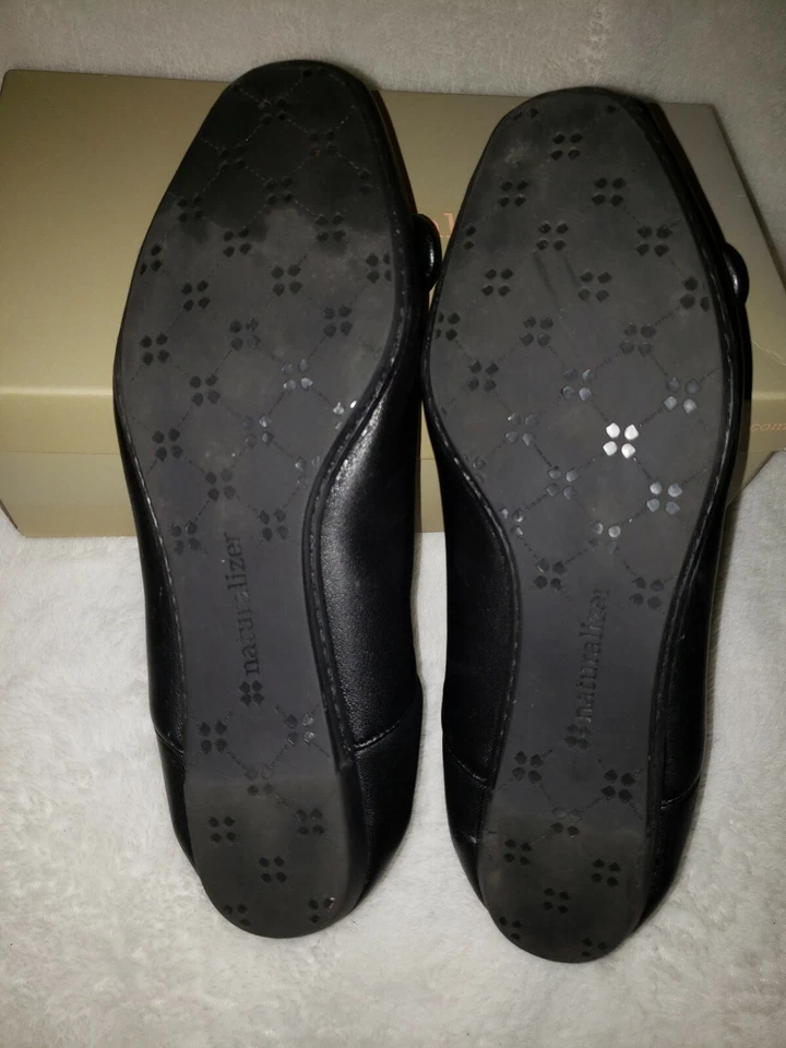 Naturalizer Women's Bow Tie Flat Shoes Black 9.5M - Image 4 of 4