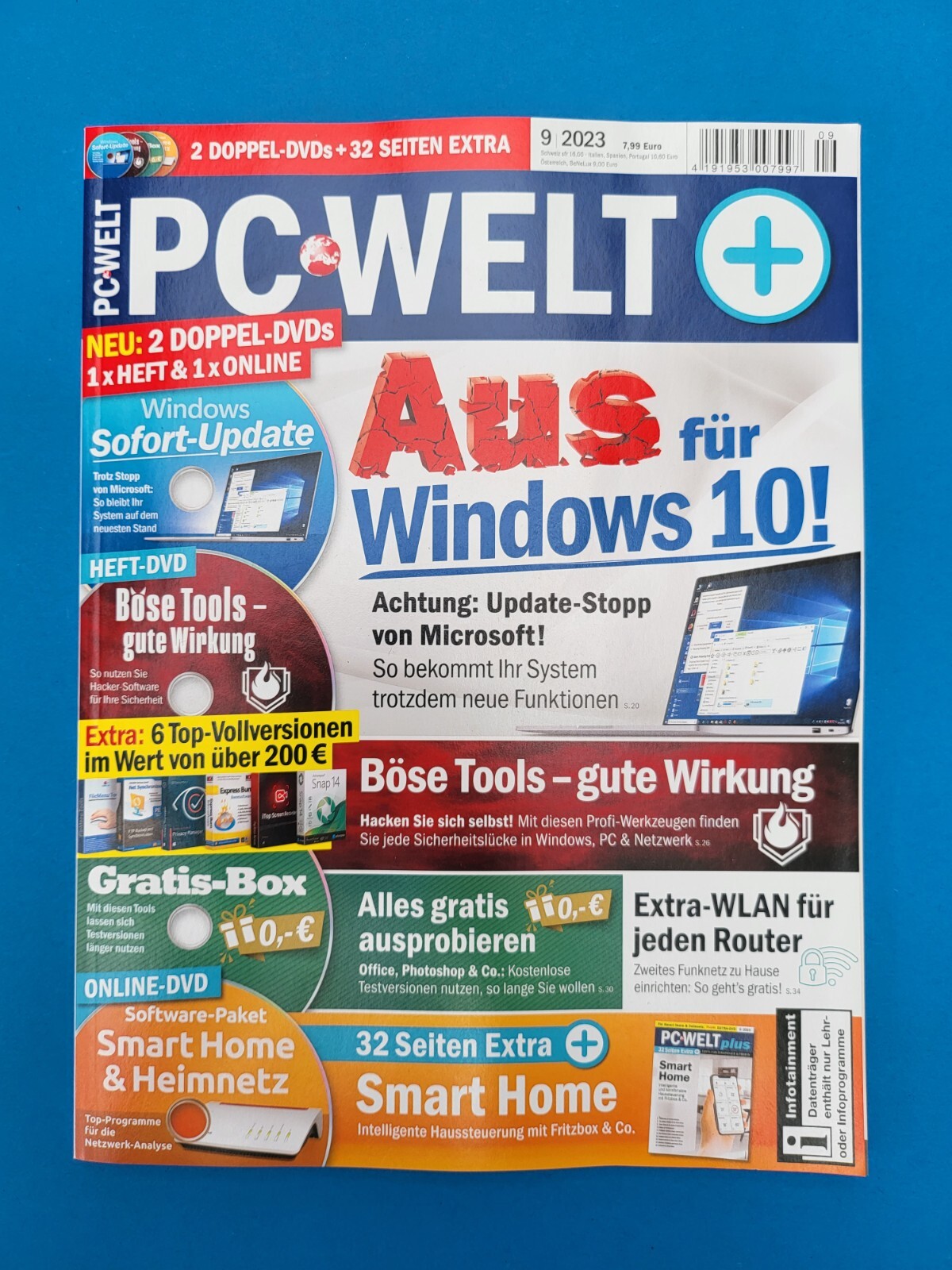 PC Welt + 9/2023 mit 2 DOPPEL-DVDs ! Aus für Windows 10! ... NEU | eBay.de