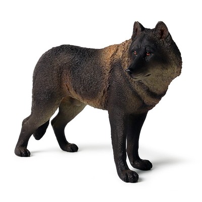 plastic wolf figurines