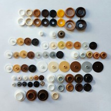 Cover Caps for Masking Unused Holes, Screws 2.5-12mm - CHOOSE COLOUR, QUANTITY +