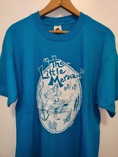 Vintage Little Mermaid Shirt Large Single Stitch Kids Cartoon Disney Princess