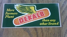 Rare vintage original Dekalb flying ear of corn decal sticker never used      9Q