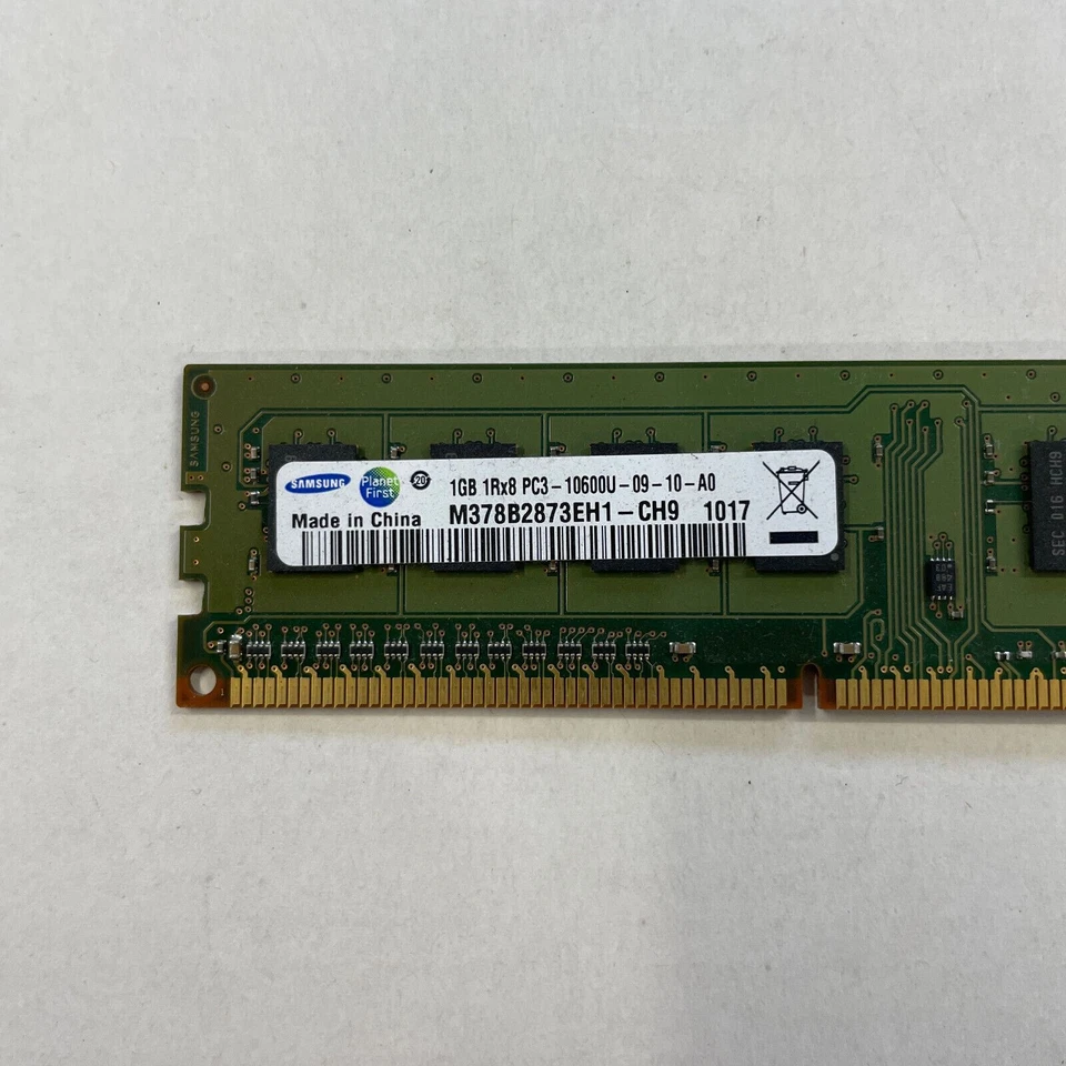 Samsung 1GB DDR3 RAM PC3-10600 1333MHz non ECC Unbuffered CL9 M378B2873EH1-CH9 - Image 2 of 4